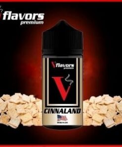 Cinnaland Vflavors 120 ml (ψημένο μπισκότο με ζάχαρη και κανέλα)