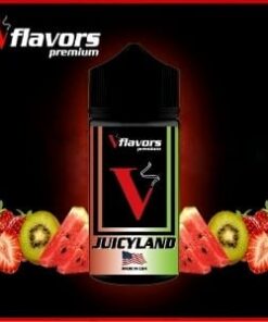 Juicyland Vflavors 60 ml (ζουμερό καρπούζι, κατακόκκινες φράουλες και ακτινίδιο)