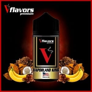 Vaporland King Vflavors 120ml (καπνικο-μπανάνα-καρύδα-καραμέλα)