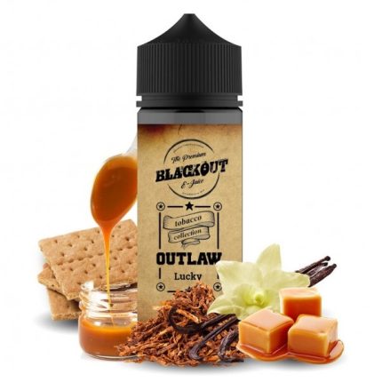 Lucky Blackout outlaw 120ml (Κλασσικός Καπνός Tobacco Βανίλια ,επίγευση καρύδας)