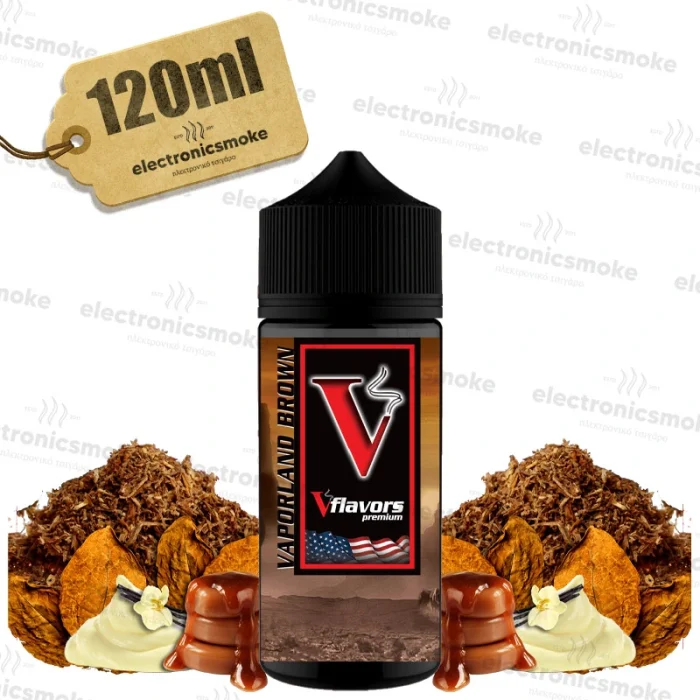 Vaporland Brown - vflavors 120 ml - Flavour Shots