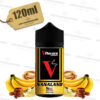 Nanaland Vflavors 120 ml (μπανάνα - φυστικοβούτυρο - καραμέλα)