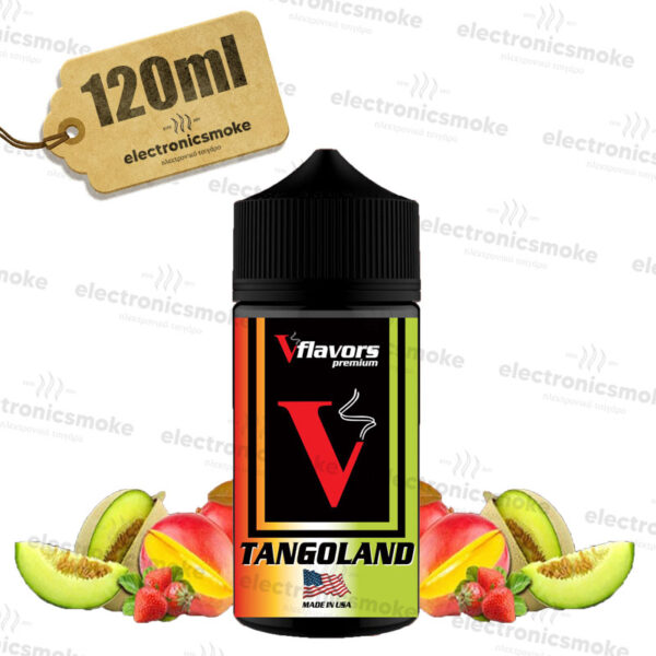 Tangoland Vflavors 120 ml (πεπόνι με πλούσιο μάνγκο και φράουλα )