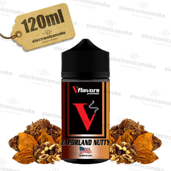 Vaporland Nutty Vflavors 120 ml (καπνικο-ξηροί καρποί)