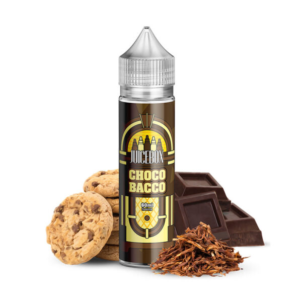 Chocobacco 60ml-Juicebox 60ml (Καπνικό-σοκολάτα και μπισκότο)