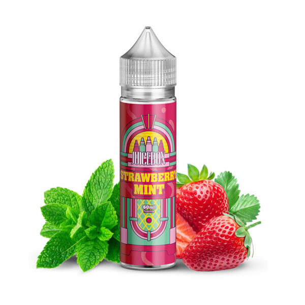 Strawberry Mint-Juicebox 60ml (φράουλας με απαλό φινίρισμα μέντας)