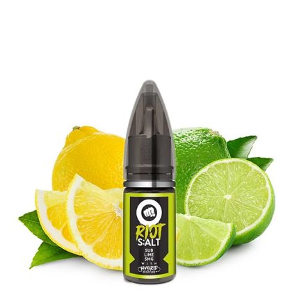 Sub Lime-Riot Hybrid Salt 10ml 20mg (γλυκόξινο lime και λεμόνι)