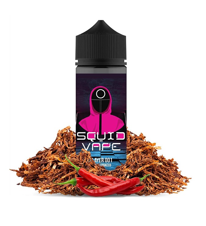 Squid Vape Player 001 Spiced Tobacco - 120ml Blackout