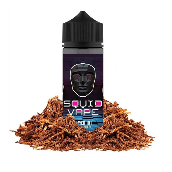 Squid Vape Player 101 Tobacco Burley - 120ml Blackout