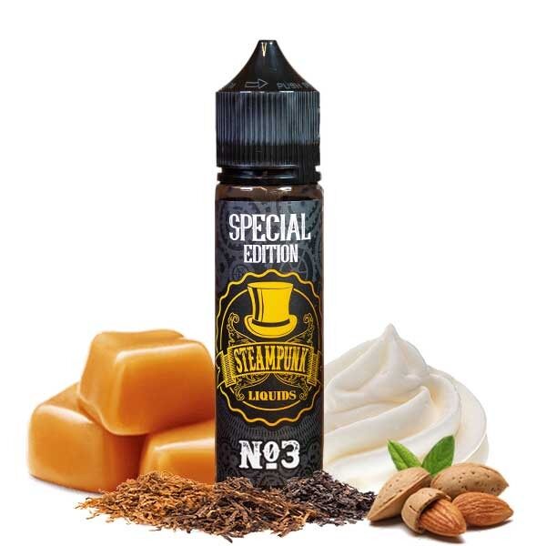 SteamPunk Special Edition – Flavor Shots No3 (καπνός γλυκός , γλυκιά κρέμα, αμύγδαλα και καραμέλα)