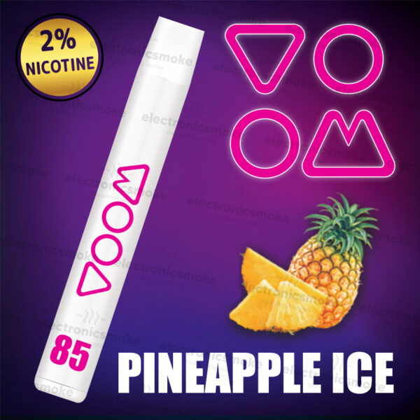 VOOM 85 PINEAPPLE ICE 1200 puffs – ME Νικοτίνη Disposable 20mg - ( Ανανάς - Μέντα )