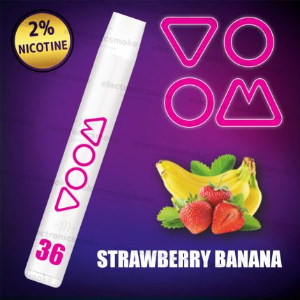 Strawberry Banana Voom 36 1200 puffs – ME Νικοτίνη Disposable 20mg - ( Φράουλα - Μπανάνα )
