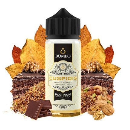Bombo Platinum Tobaccos Cuspidis Flavorshot 40ml -120ml ( Ξανθός καπνός σοκολάτα και ξηρούς καρπούς )