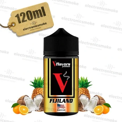 Fijiland - vflavors 120 ml - Flavour Shots ( πορτόκαλι - ανανά - καρυδά )