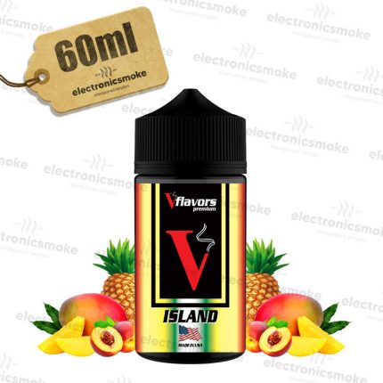 Island vflavors 60 ml Flavour Shots ( ροδάκινο - ανανά - μάνγκο )