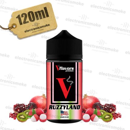 Ruzzyland vflavors 120 ml Flavour Shots (ακτινίδιο - ρόδι - λίτσι)