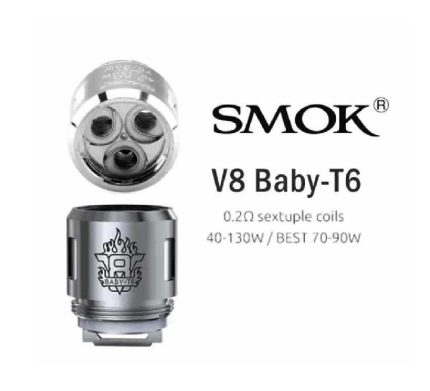 TFV8 Baby-T6 0.20Ω coils Smok