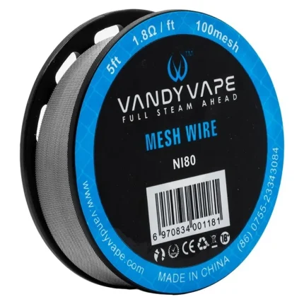 Ni80 Mesh wire 100 mesh 5ft (1.2Ωft) - Vandy Vape