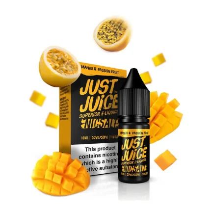 Mango & Passion Fruit - Just Juice Salts 10ml - 20Mg