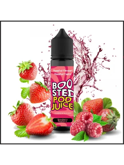 Strawberry Raspberry - Boosted Pod Juice - Blackout 60ml