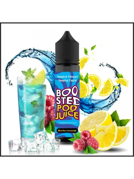 Blue Raz Lemonade - Boosted Pod Juice - Blackout 60ml