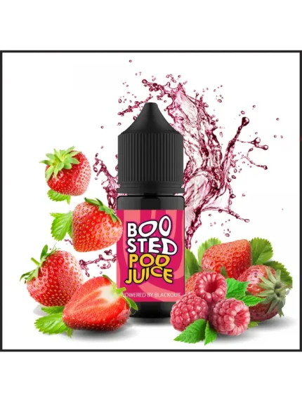 strawberry - raspberry - Boosted Pod Juice - Blackout 30ml