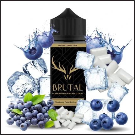 Blueberry Bubble Gum Ice - Brutal Flavorshot Blackout -120ml