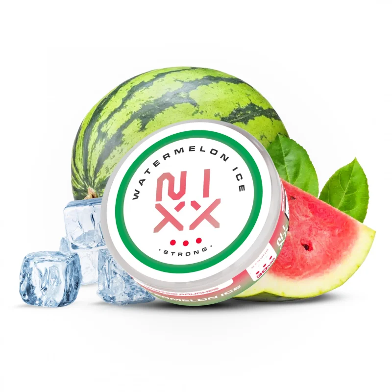 Watermelon Ice Slim 30mg - 24pcs - Nicotine Pouch - Nixx